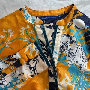Georg Roth 100% Silk Floral Blouse women’s S